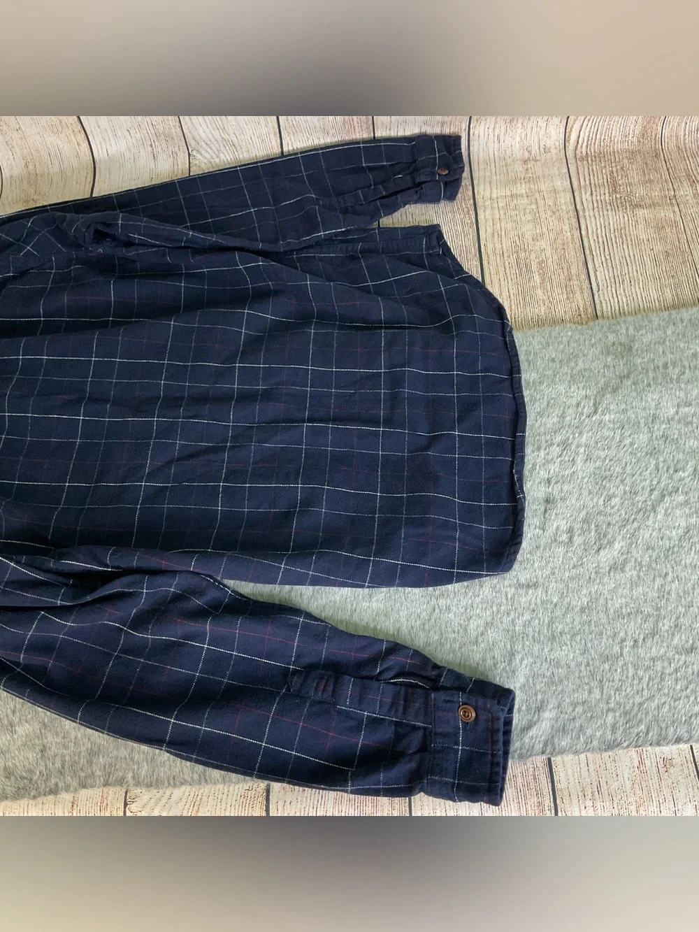 J. Crew Plaid Slim-fit Flannel Button-Up Top Size S